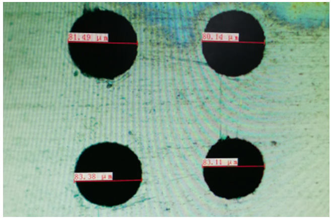林川精密生產直徑0.08MM納米鋼網