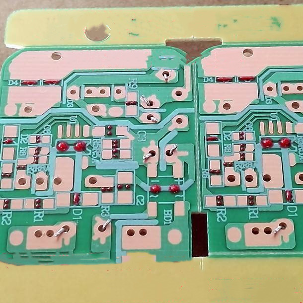 紅膠鋼網印刷效果